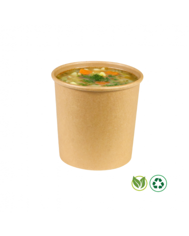 Pot à soupe en carton et/ou glace