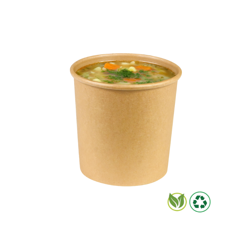 Pot à soupe en carton et/ou glace