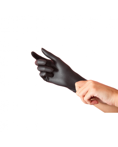 Gant en nitrile noir