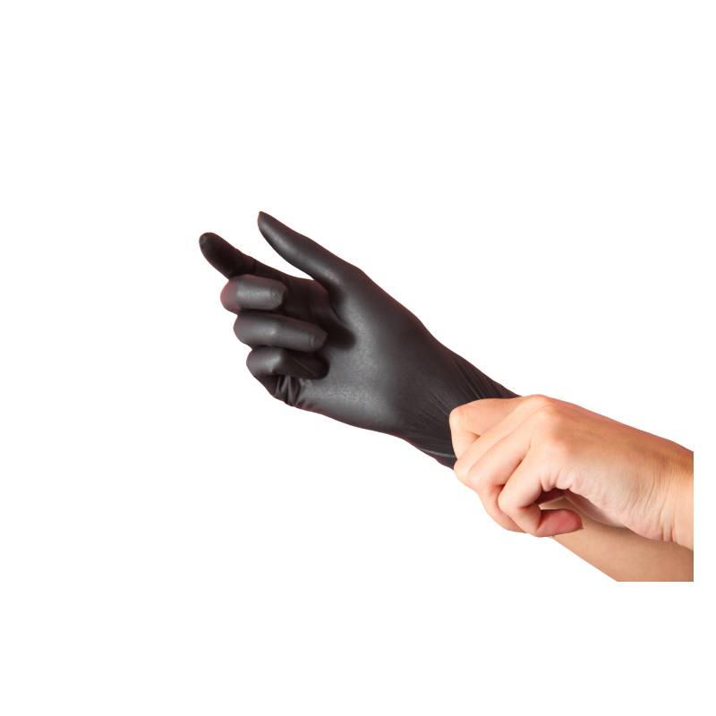 Gant en nitrile noir