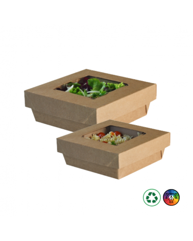 Boîte salade carton kraft