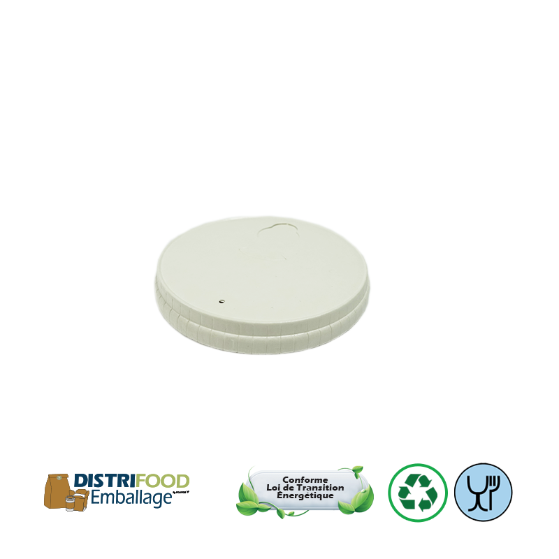 Couvercle en pulpe de canne à sucre