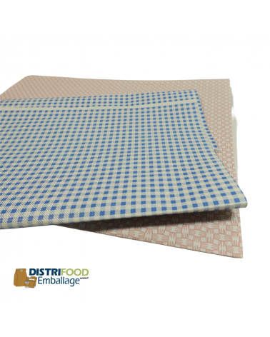 papier duplex rouge ou bleu