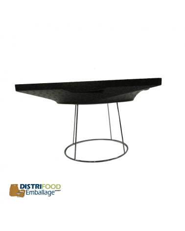 Support métallique pour plateaux fruits de mer.