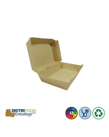 Boîte repas en carton kraft