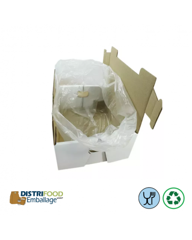 Sache plastique pour caisse à viande