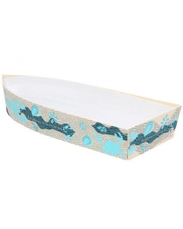Plateau de fruits de mer bateau bois