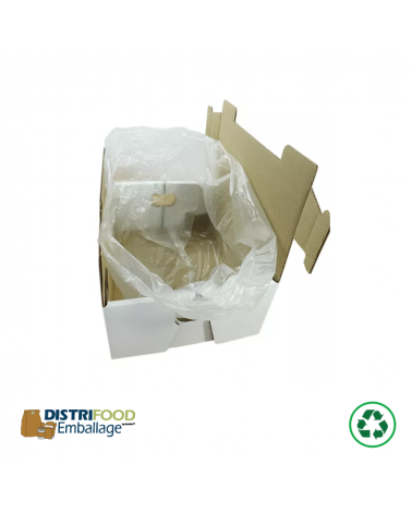 Sac plastique pour caisse à viande